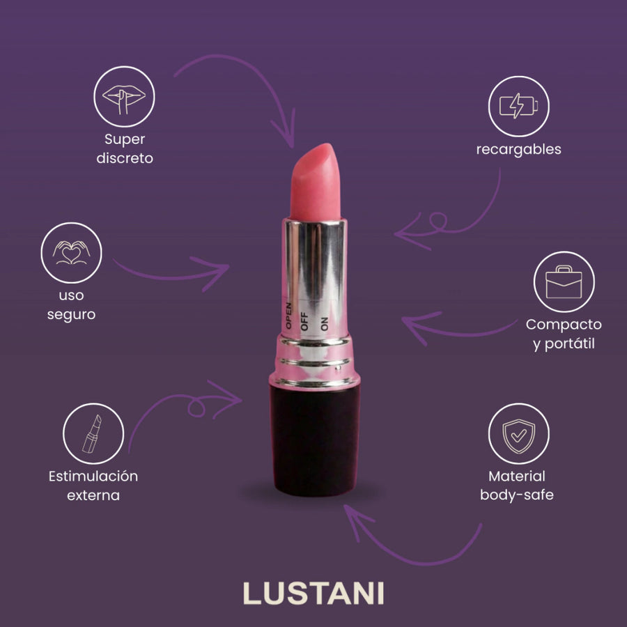 Estimulador Discreto en Forma de Labial en internet