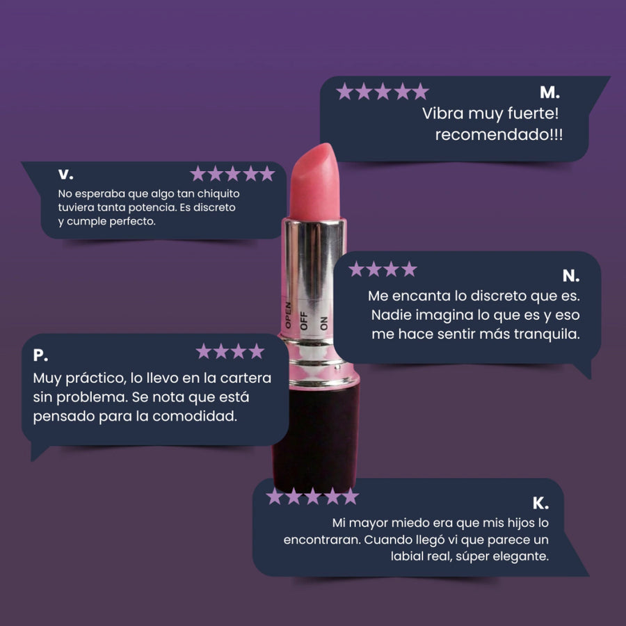 Estimulador Discreto en Forma de Labial - tienda online